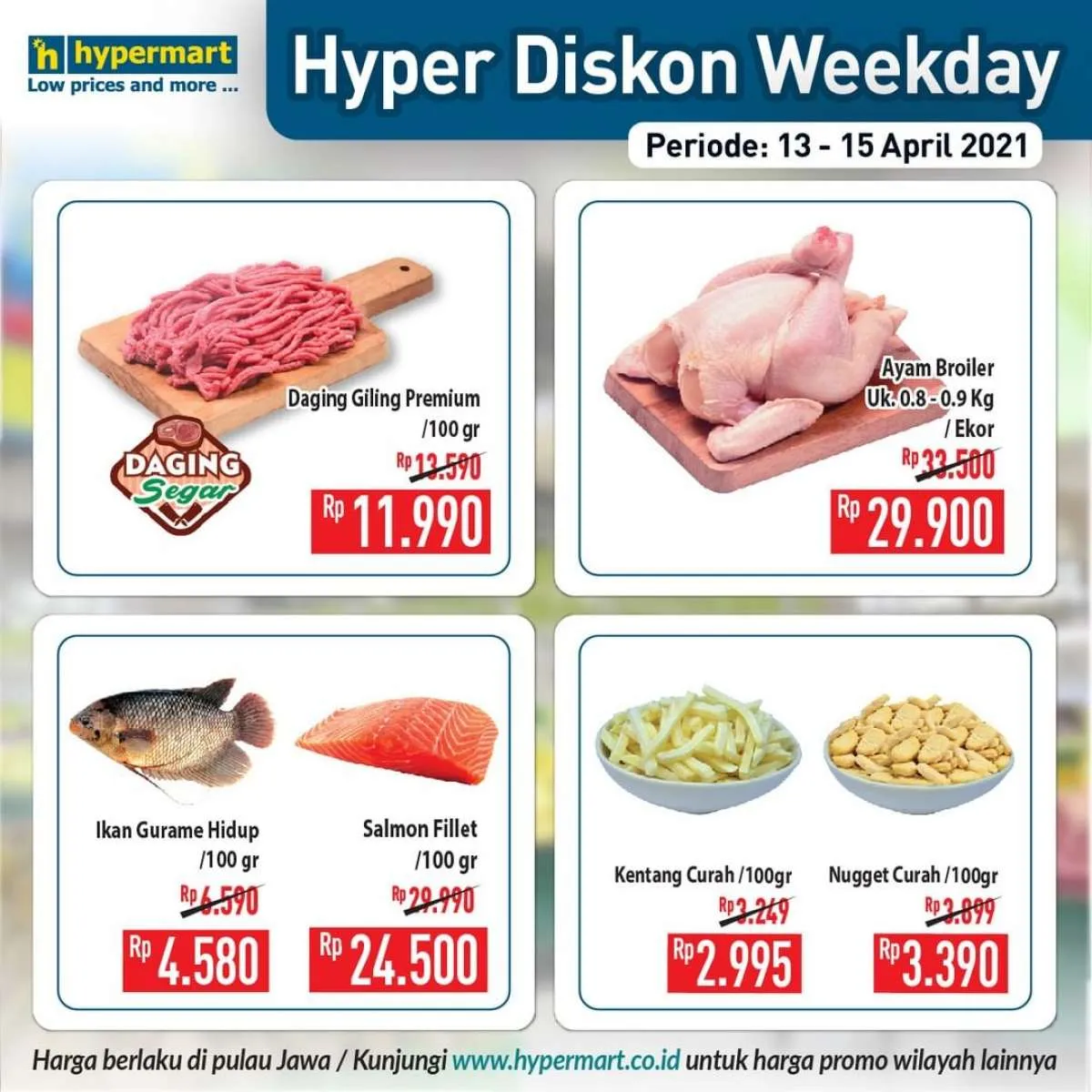 Paling baru! Promo Hypermart weekday 13-15 April 2021, Hyper Diskon