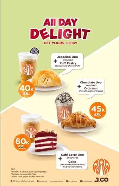 Promo JCO All Day Delight Paket Hemat