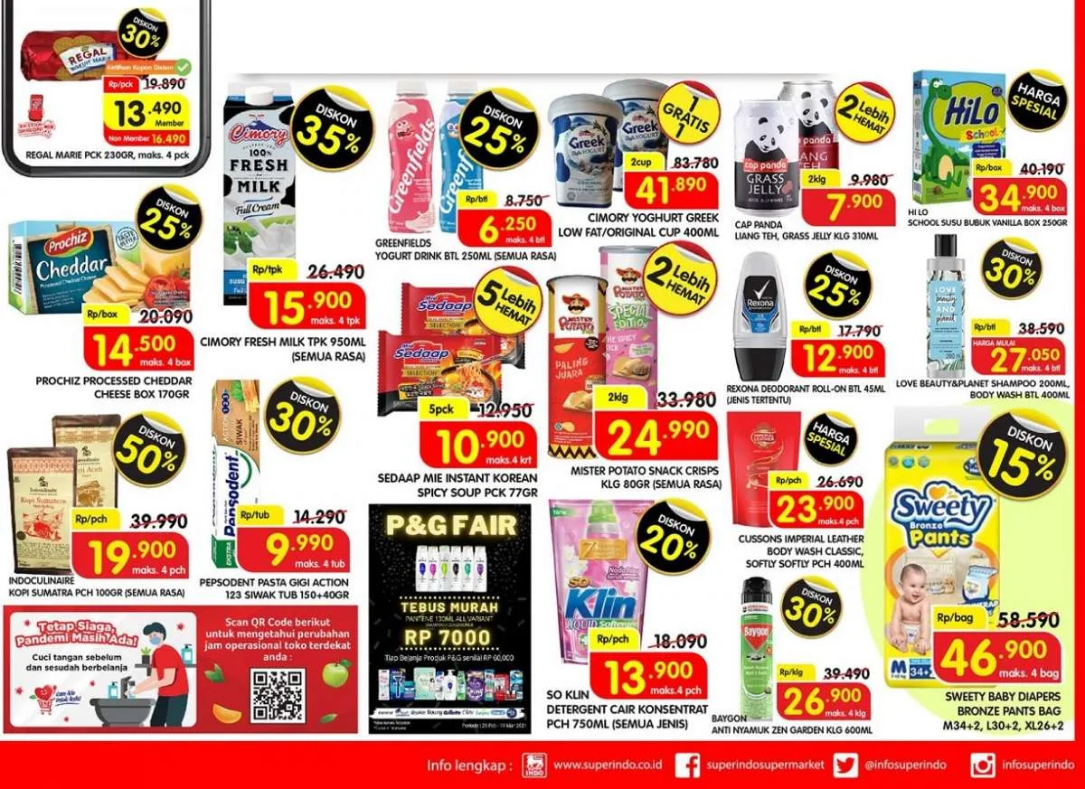 Promo Superindo 6–12 Agustus 2026 Jabodetabek & Palembang, Diskon Melon Fujisawa 45%