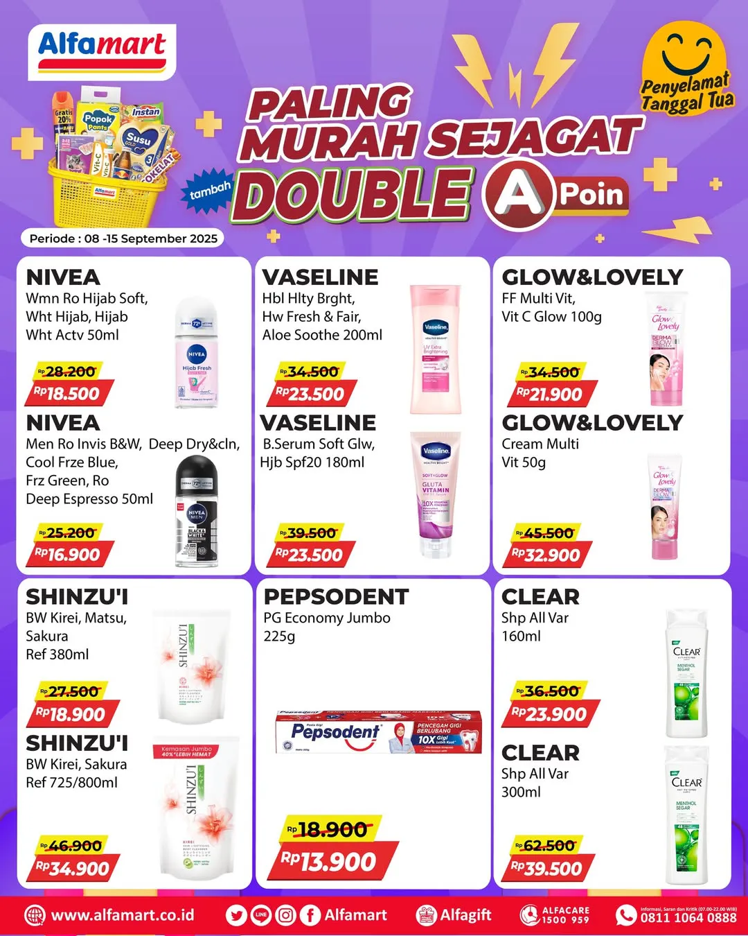 Promo Alfamart Paling Murah Sejagat Periode 8-15 September 2025