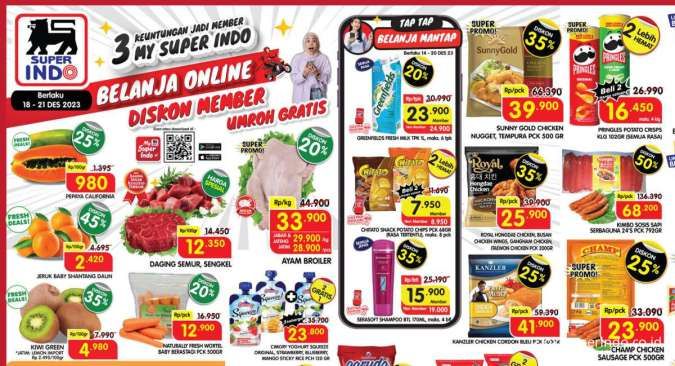 Promo Superindo 18-21 Desember 2023 Greenfields Diskon 20%, Milk Fair Beli 2 Gratis 1