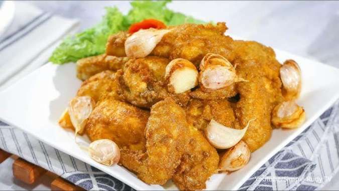 Resep Ayam Goreng Bawang Putih ala Masakan Batam yang Gurih Bikin Lapar