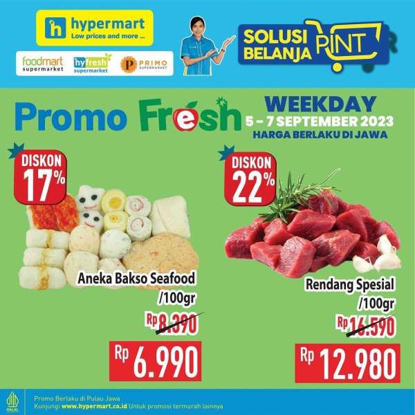 Katalog Promo Hypermart Terbaru 5-7 September 2023, Promo Hyper Diskon Weekday