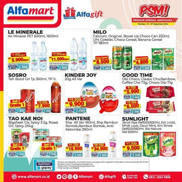 Promo PSM Alfamart 1-7 Desember 2024