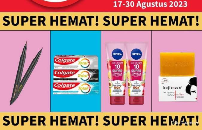 Promo Guardian sampai 30 Agustus 2023, Tambah Rp 1.000 Dapat 2 Eyeliner Maybelline