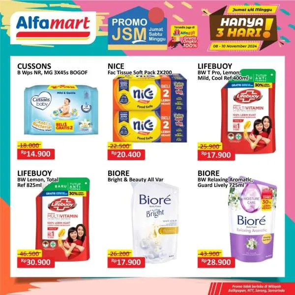 Promo JSM Alfamart Periode 8-10 November 2024