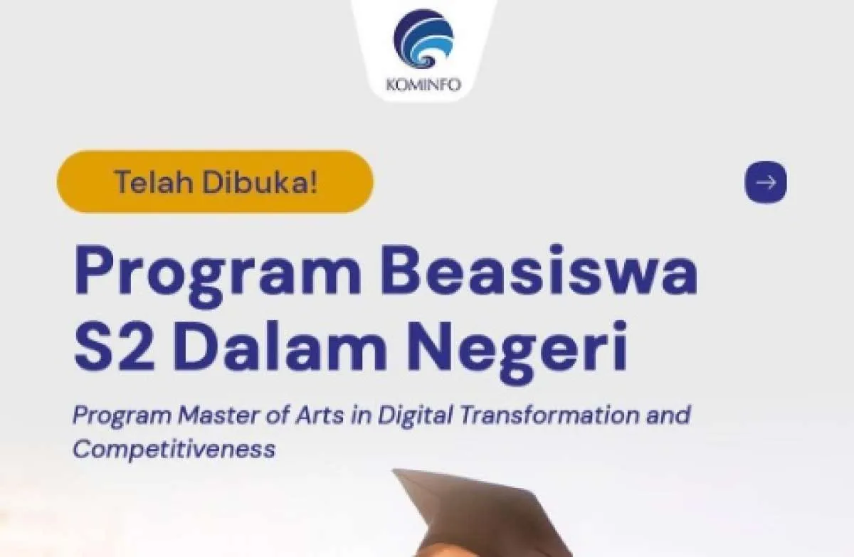 Kominfo Buka Pendataran Beasiswa S2 Dalam Negeri 2022, Ini Syaratnya