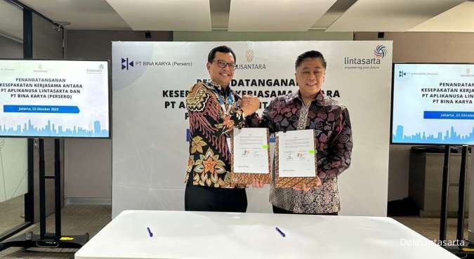 Lintasarta & PT Bina Karya Bekerjasama Bangun Sarana TI & Komunikasi di IKN