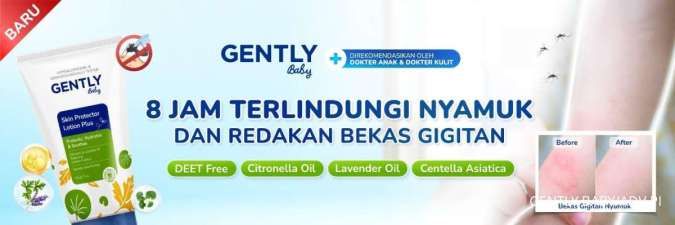 GENTLY Baby Hadirkan Skin Protector Lotion Plus Tanpa DEET