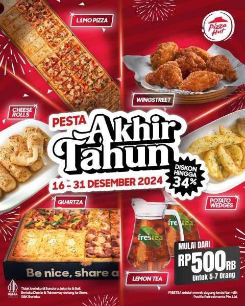 Promo Pizza Hut Akhir Tahun 2024