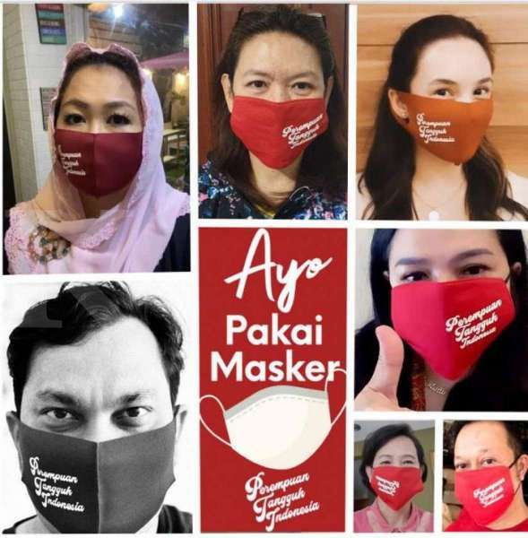 Gandeng 200 penjahit bikin masker, Perempuan Tangguh Indonesia giat kampanye masker