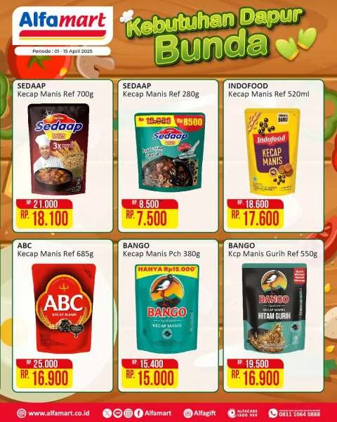 Promo Alfamart Kebutuhan Dapur Periode 1-15 April 2025