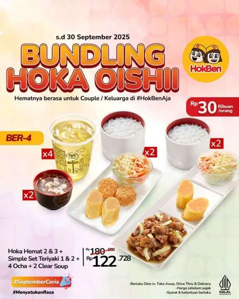 Promo Bundling Hoka Oishi Berempat September