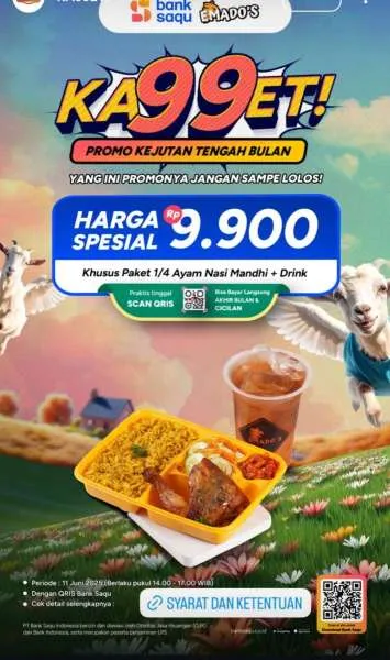 Promo KA99ET Bank Saqu dengan Emados
