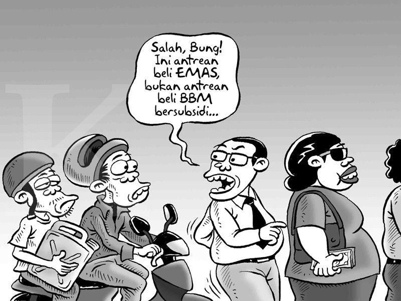 Emas dan BBM Sama-sama Antri