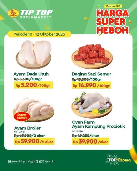 Promo JSM Tip Top 10-12 Oktober 2025
