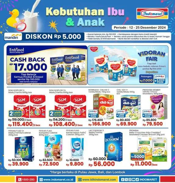 Promo Indomaret Super Hemat Periode 12-25 Desember 2024