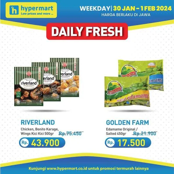 Promo Hypermart Hyper Diskon Weekday Periode 30 Januari-1 Februari 2024