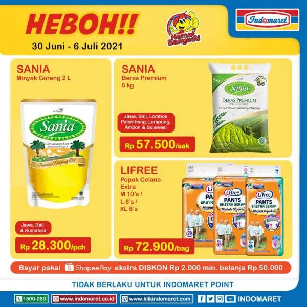 Promo Indomaret Harga Heboh 30 Juni-6 Juli 2021