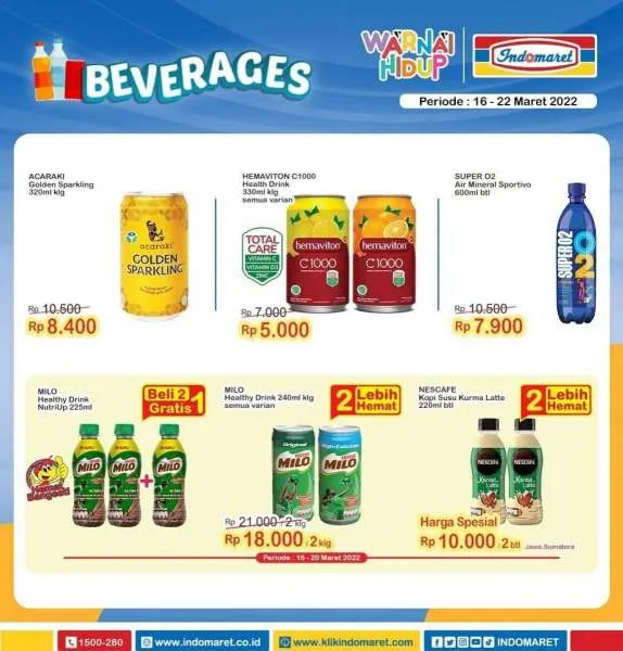 Promo Indomaret Super Hemat Periode 16-22 Maret 2022