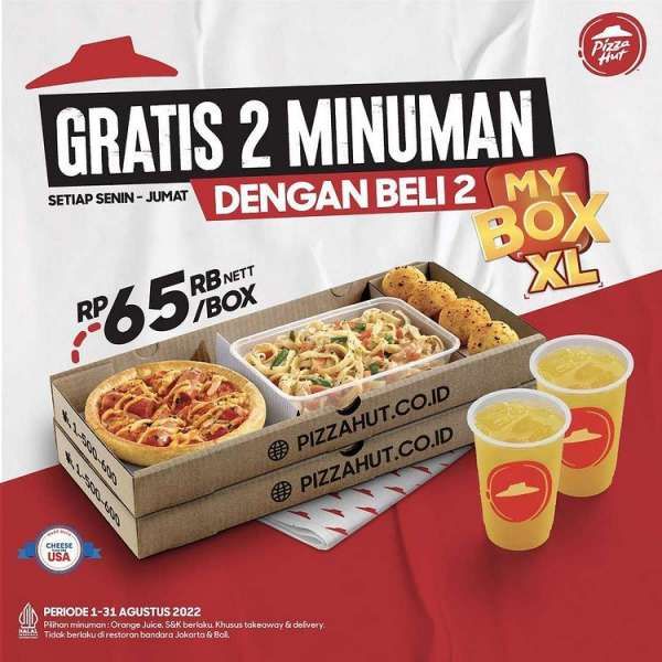 Promo Pizza Hut Spesial Kemerdekaan di Awal Agustus 2022