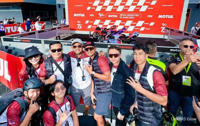 MS Glow for Men Ajak Mitra Bisnis dan Brand Ambassador Nonton MotoGP di Jepang