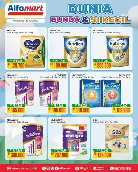 Promo Alfamart Dunia Bunda & Si Kecil Periode 16-30 Juni 2025