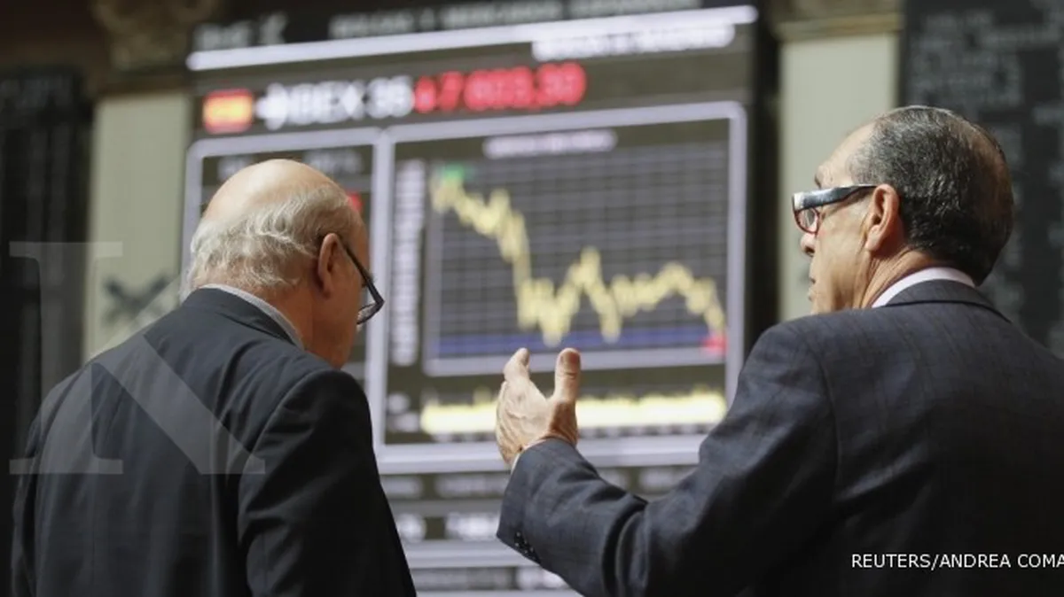 Bursa Eropa tergerus seiring ancaman badai Sandy