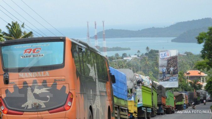 Hadapi mudik 2015, jalan Lintas Sumatera dipebaiki