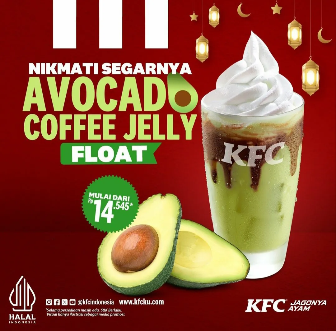 Promo KFC Avocado Coffee Jelly Float