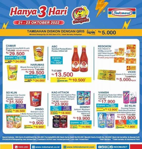 Promo JSM Indomaret 21-23 Oktober 2022