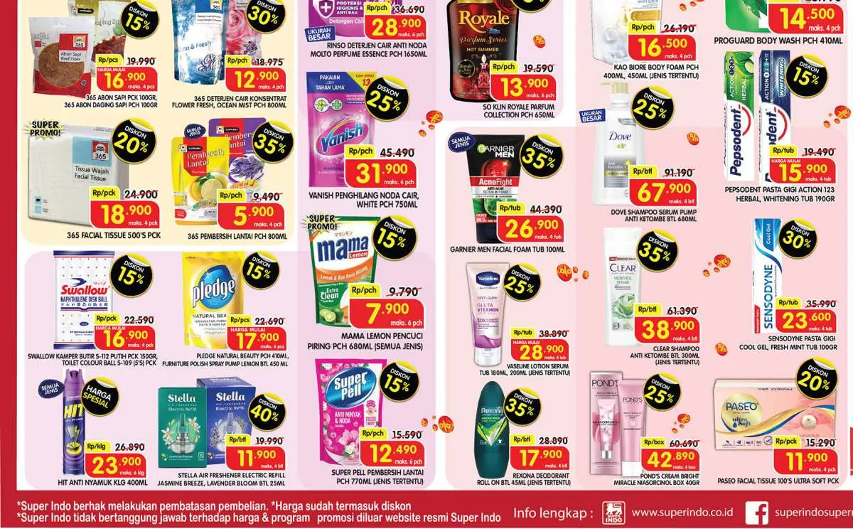 Promo Superindo 12 Mei 2025, Vaseline dan Pond's Diskon 25% Berakhir Hari Ini