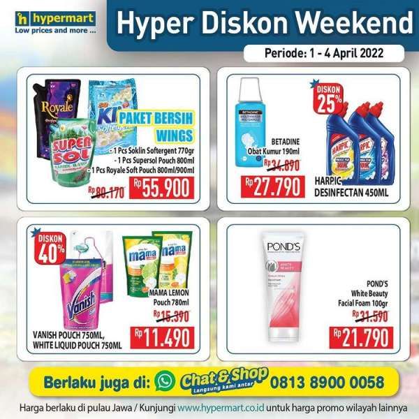 Promo JSM Hypermart Berlaku 1-4 April 2022