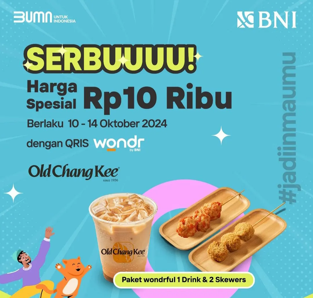Promo 10.10 Wondr by BNI x Old Chang Kee