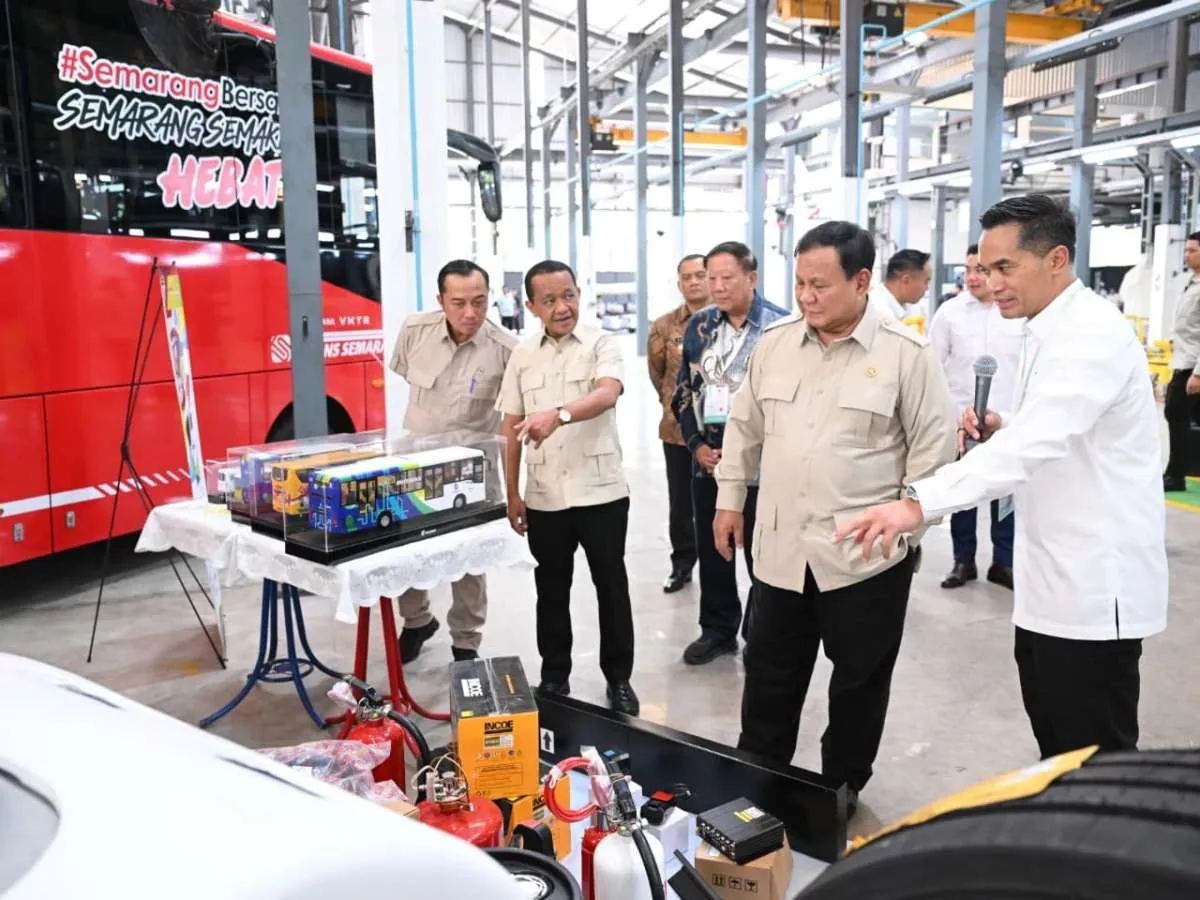 Dorong Ekosistem Kendaraan Listrik, VKTR Resmikan Pabrik Bus dan Truk EV di Magelang