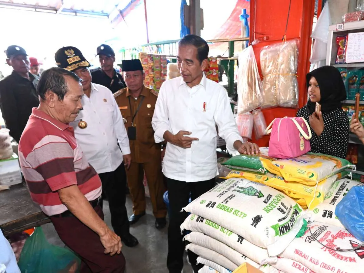 Jokowi Sebut Tantangan Produksi Beras Tahunan Karena Pengaruh Iklim