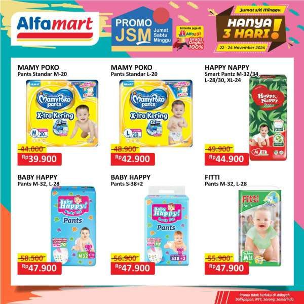 Promo JSM Alfamart Weekend 22-24 November 2024