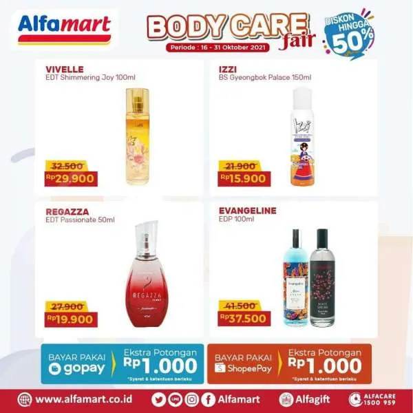 Promo Alfamart Body Care Fair