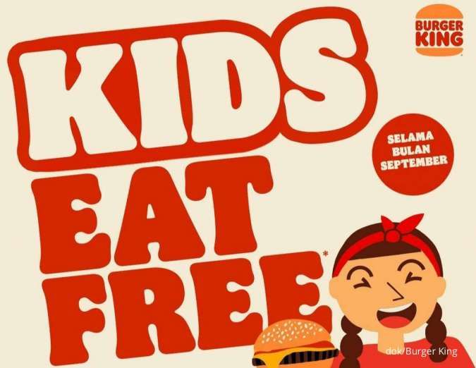 Promo Burger King September 2022, Ada Gratis Ayam dan Nasi atau Burger untuk si Kecil