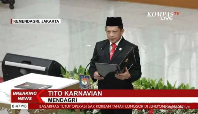 Mendagri Lantik 9 Pj Gubernur, Pengganti Ridwan Kamil hingga Ganjar Pranowo