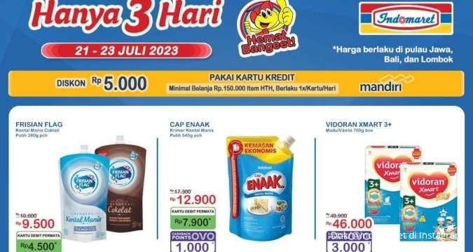 Harga Promo JSM Indomaret Hari Ini 23 Juli 2023, Potongan Harga Sampai Minggu