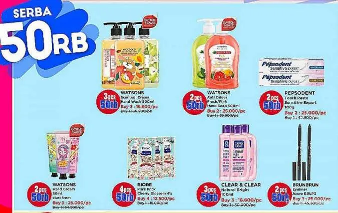 Promo Watsons Weekend Special Periode 15-18 September 2022