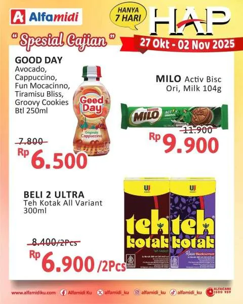 Promo Alfamidi Hemat Satu Pekan Periode 27 Oktober-2 November 2025