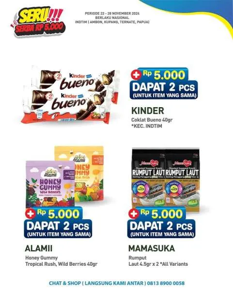 Promo Hypermart Serba Rp 5.000 Periode 22-28 November 2024