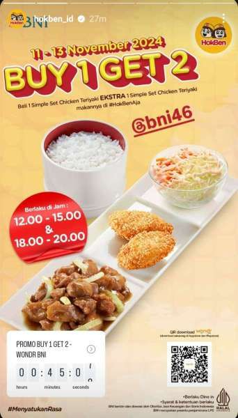 Promo 11.11 di HokBen 11-13 November 2024