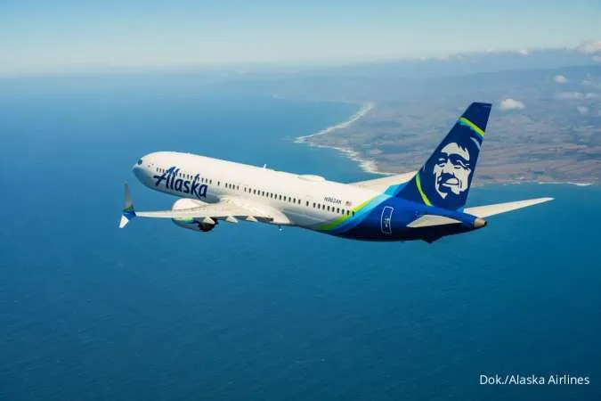 Pesawat Boeing 737 Max 9 Alaska Airlines