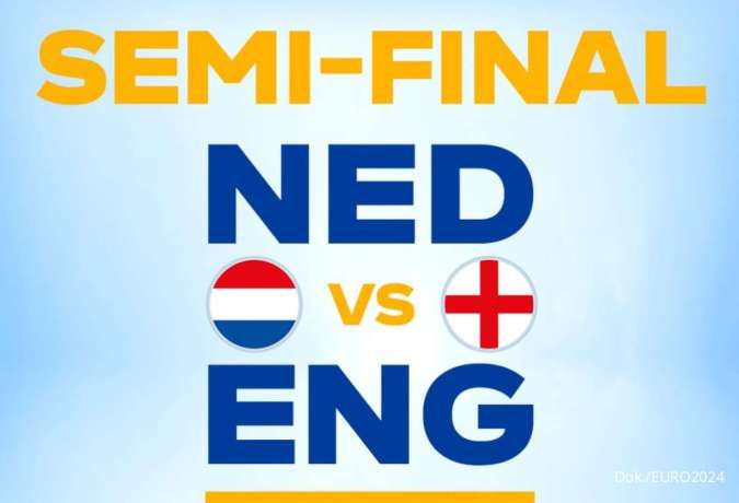 Nonton Live Streaming Belanda vs Inggris, Semifinal EURO 2024