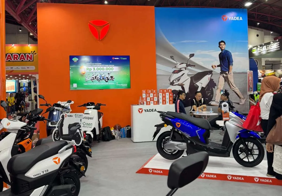 Kerek Pasar Motor Listrik, Yadea Hadir di Indonesia-China Business Reception 2025