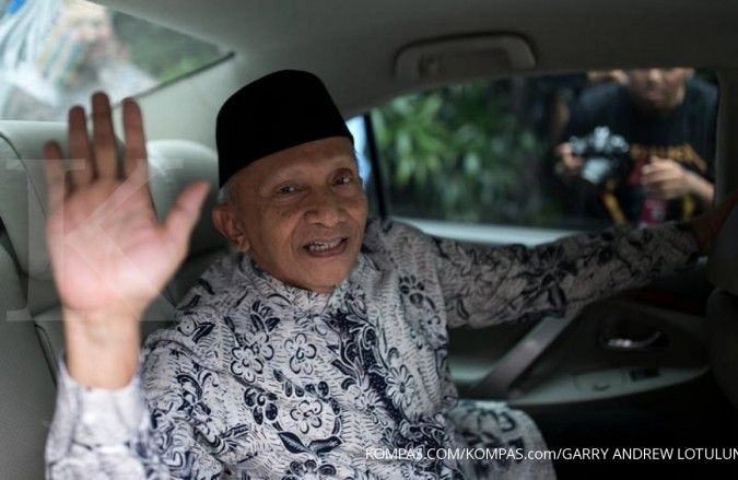 BEM UI beri kartu kuning, Amien Rais: Saya kasih kartu merah untuk Jokowi