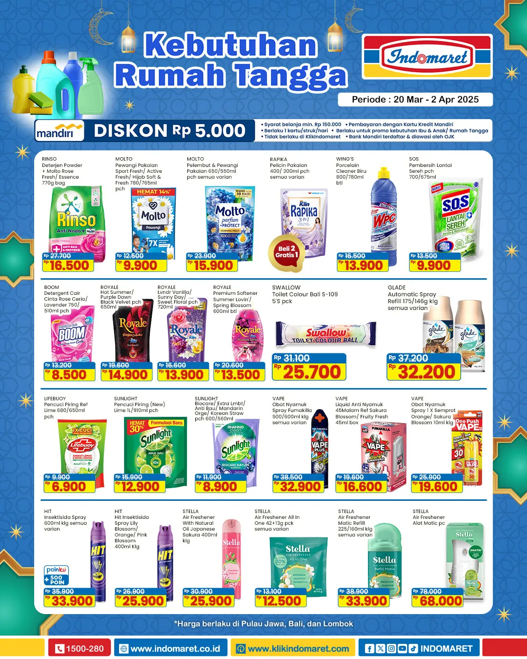 Promo Indomaret Super Hemat Periode 20 Maret-2 April 2025